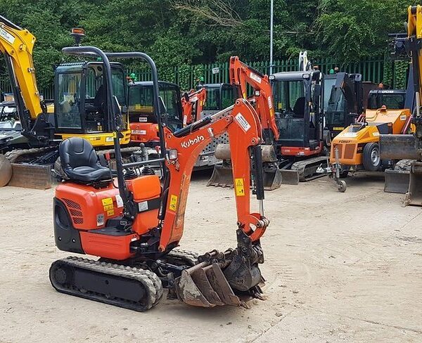Mini-pelle Kubota K008-3 (2021), 700 heures, 0.98 tonne - occasion