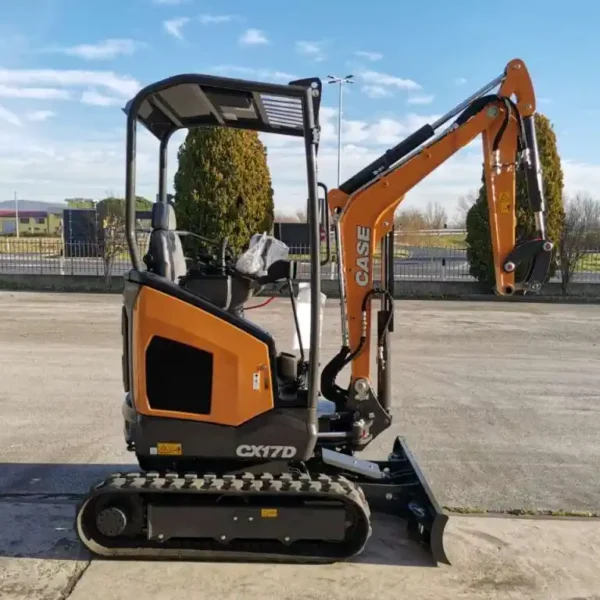 Mini-pelle Case CX 17D (2023), 24 heures, 1.7T – quasi neuve