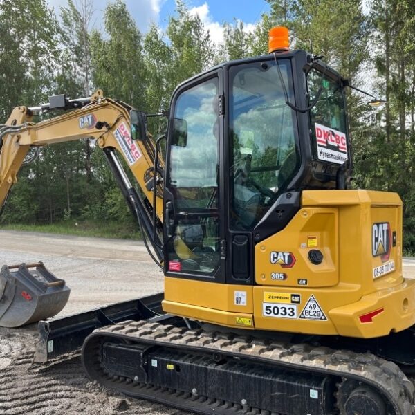 Mini-pelle Caterpillar CAT 305CR (2022), 153 heures, 5.1 tonnes - occasion
