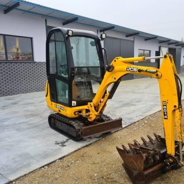 Mini-pelle JCB 8014 (2007), 2 704 heures, 1.4 tonne - occasion
