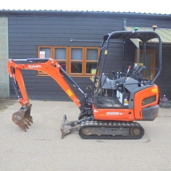 Mini-pelle Kubota KX015-4 (2018), 1 394 heures, 1.5 tonne - reconditionnée